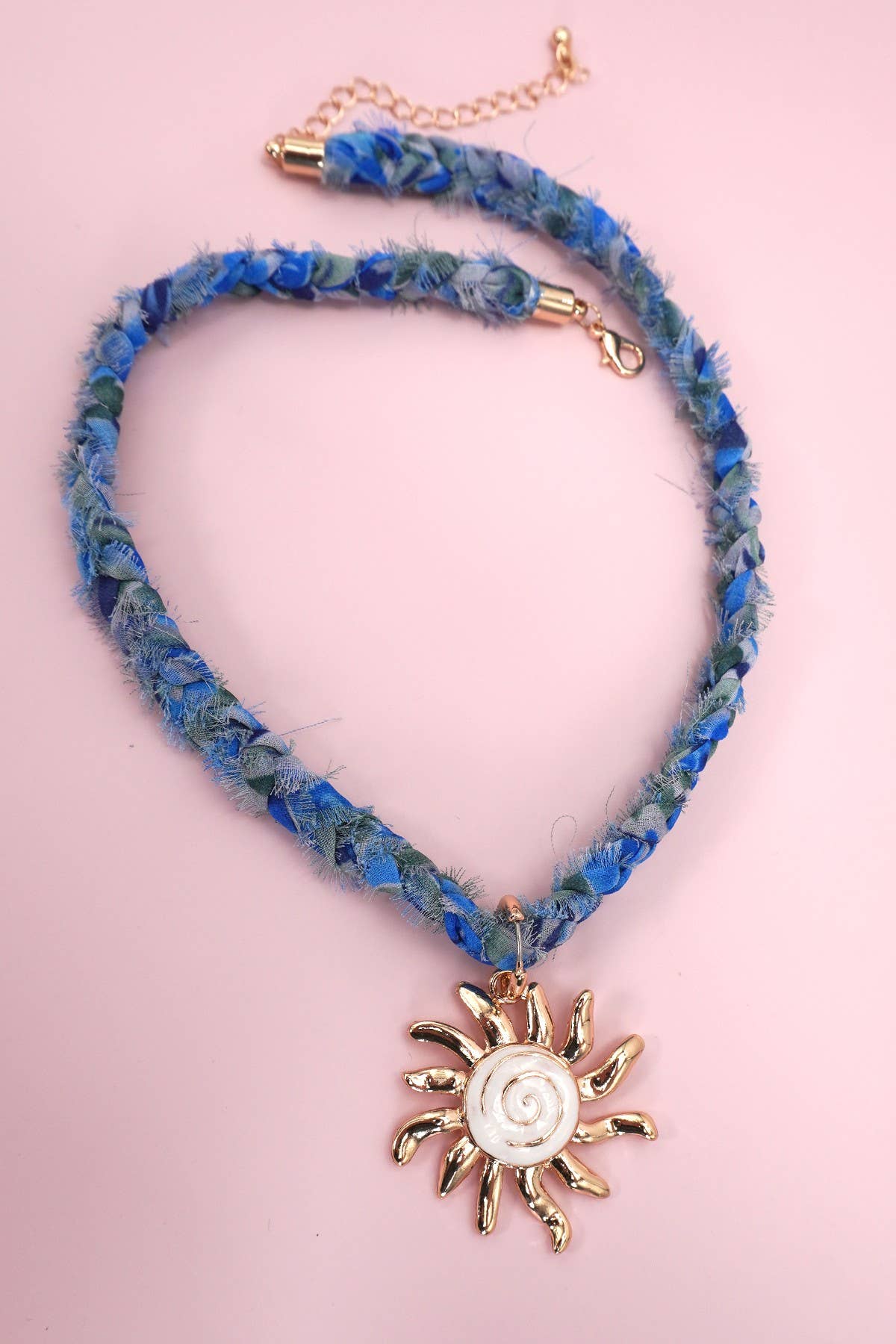 JOSSLYN by wall to wall - SCARF NECKLACE-INTERCHANGEABLE STARFISH SUN CHARM | 80N92337
