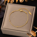 JOSSLYN by wall to wall - STAINLESS STEEL WATERPROOF TARNISH FREE BRACELET | 40B112