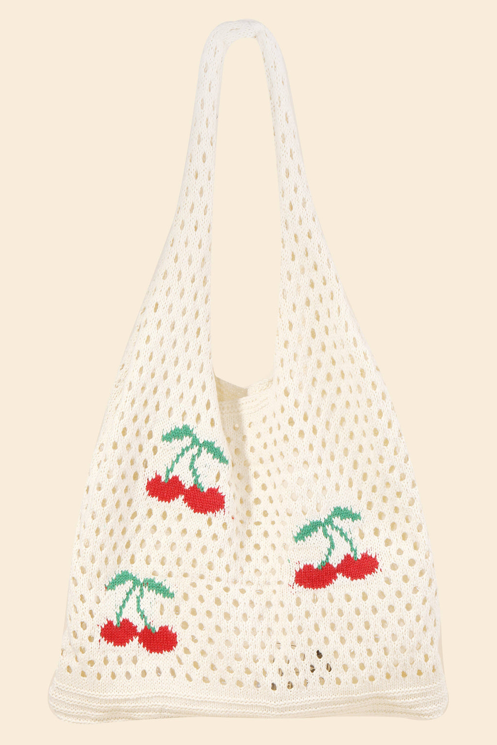 Anarchy Street - Cherry Print Net Shoulder Bag