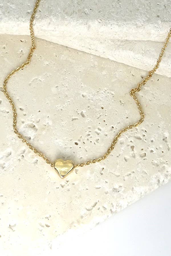 JOSSLYN by wall to wall - CLASSIC MINI HEART NECKLACE  | 47N15737-HEART