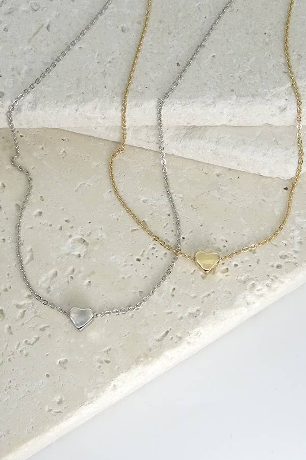 JOSSLYN by wall to wall - CLASSIC MINI HEART NECKLACE  | 47N15737-HEART