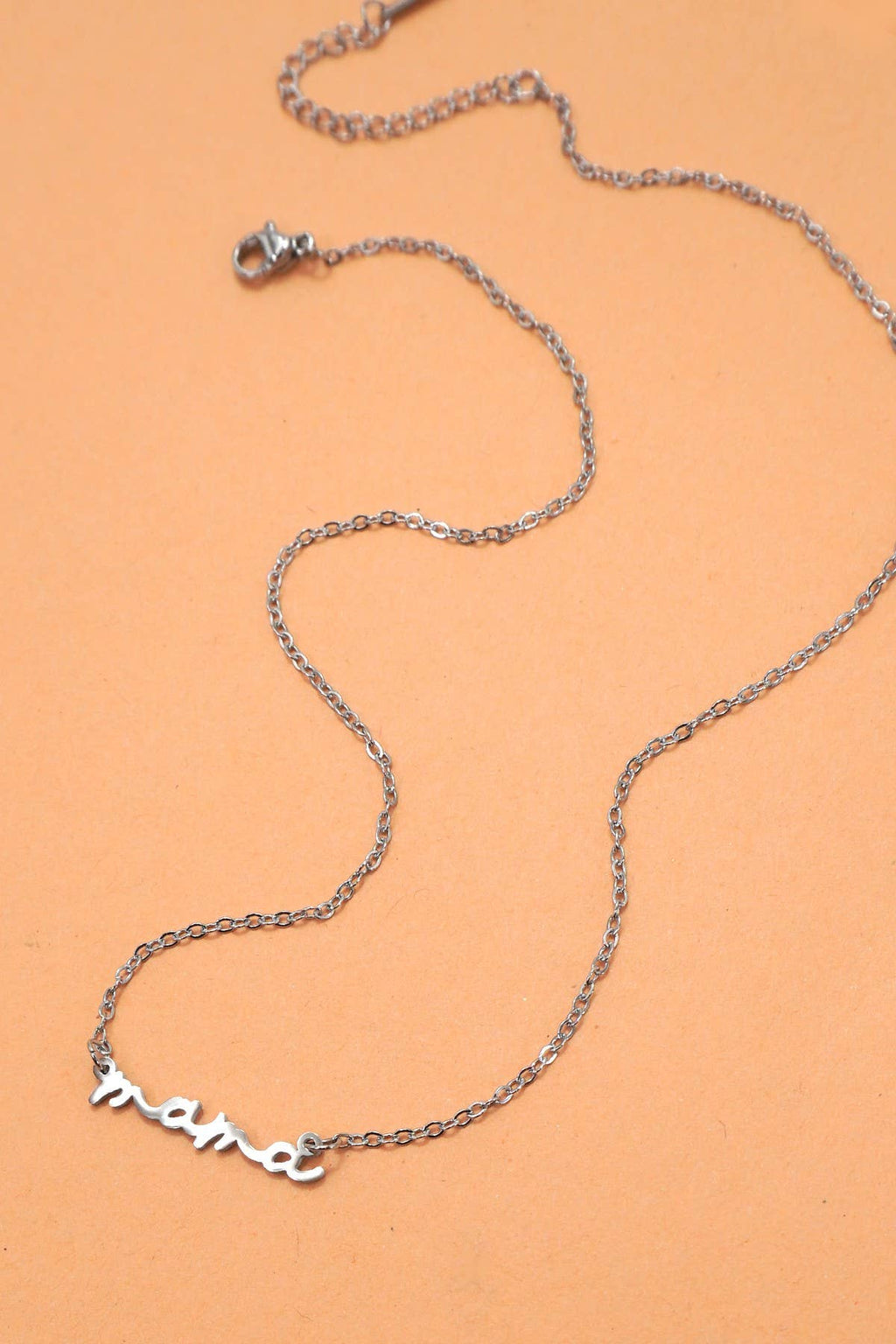 JOSSLYN by wall to wall - 18K STAINLESS STEEL TARNISH FREE MAMA NECKLACE | 40NK9479