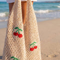 Anarchy Street - Cherry Print Net Shoulder Bag