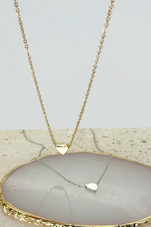 JOSSLYN by wall to wall - CLASSIC MINI HEART NECKLACE  | 47N15737-HEART