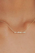 JOSSLYN by wall to wall - 18K STAINLESS STEEL TARNISH FREE MAMA NECKLACE | 40NK9479