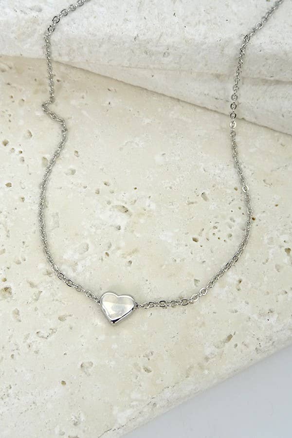 JOSSLYN by wall to wall - CLASSIC MINI HEART NECKLACE  | 47N15737-HEART