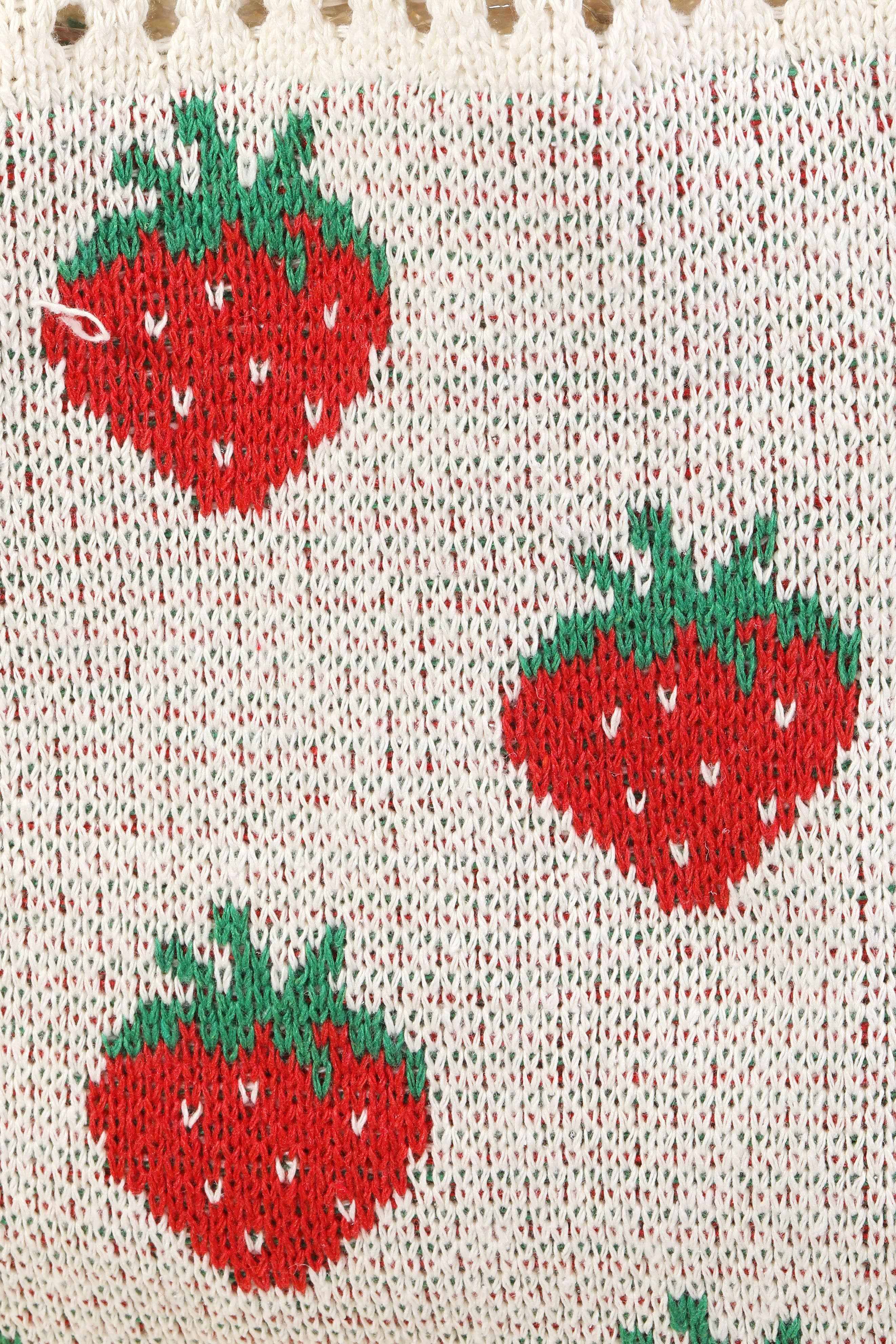 Anarchy Street - Cherry Print Net Shoulder Bag